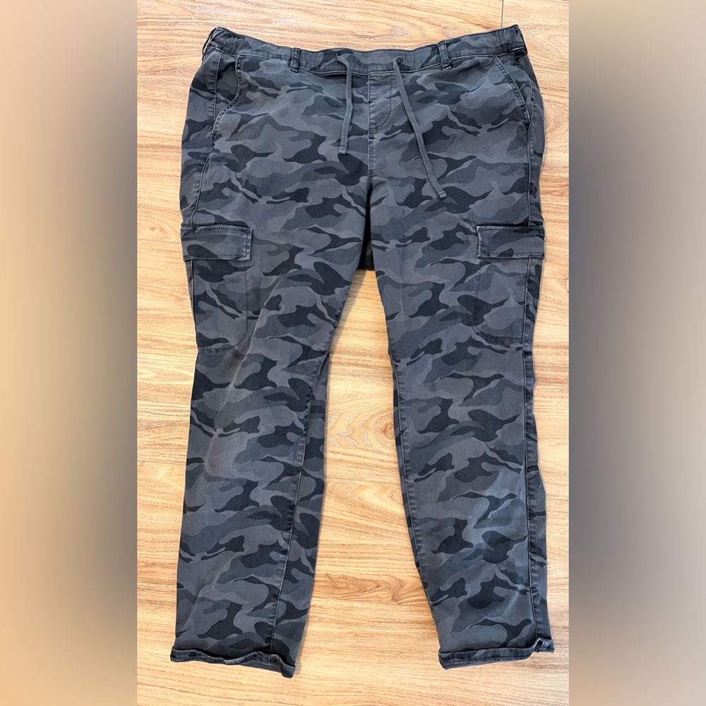Torrid Gray Camo Cargo Pants